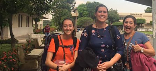 DPM student Morgan Pinkerton and MS/DPM student Sage Thompson are currently in Ecuador completing a summer internship with MS/DPM graduate 